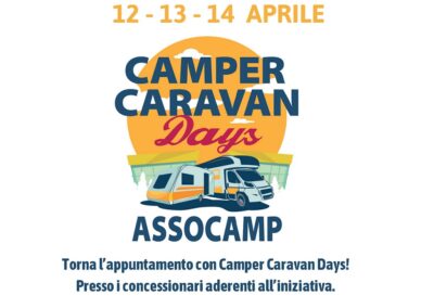 CAMPER CARAVAN DAYS BY ASSOCAMP – dal 12 al 14 Aprile 2024